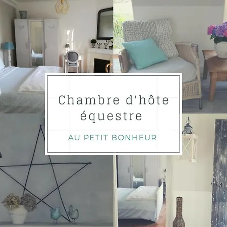 فندق مبيت وإفطار D'hote Equestre Au Petit Bonheur Chateldon